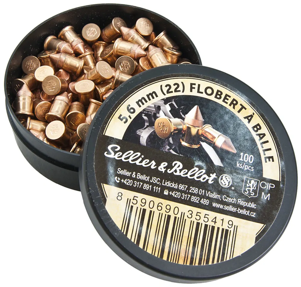 Flobertové náboje cal. 5,6 mm špička 100ks