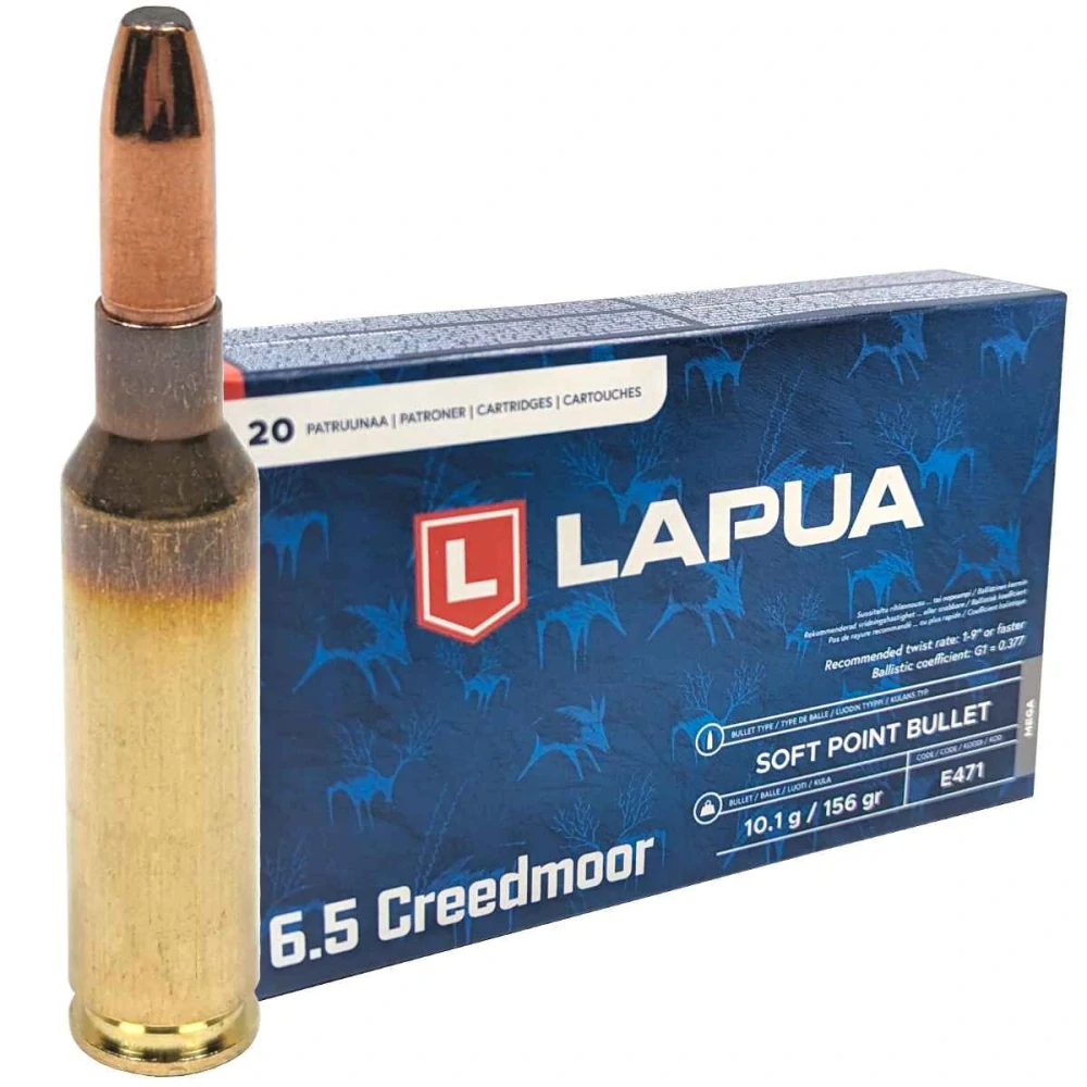 Lapua 6,5 Creedmoor Mega, SP, 10,10 g, 156 gr