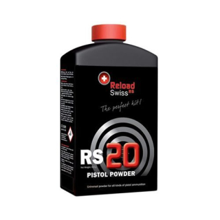 Pistolový střelný prach Reload Swiss RS20 - 500 g