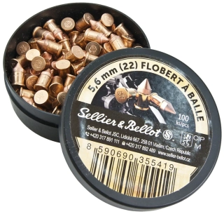 Flobertové náboje cal. 5,6 mm špička 100ks