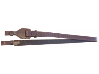 Kožený řemen na zbraň podšitý protiskluzovou gumou 3 cm šíře
