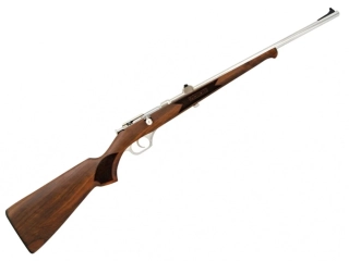 Jednoranná puška Flobert - model 200F Raže 6mm NIKL - Ořech.pažba