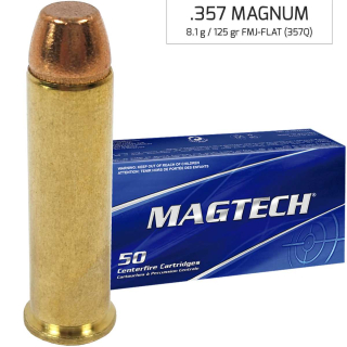 MAGTECH 357 MAGNUM FMJ FLAT 8,1g 125gr