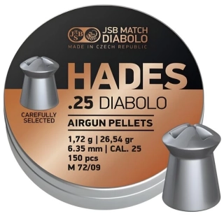 Diabolo JSB Hades 150ks cal.6,35mm